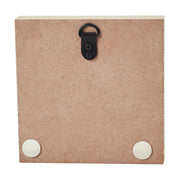 Primitive Black StarWood Sign Rustic Farmhouse Tan Wall Decor 5x5 Inch (2 Piece Buy One, Get One Free Bundle)