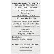 Sawyer Mill Charcoal Farmhouse Rustic Corn Feed 18x18 Decorative Throw Pillow (2 Piece Buy One, Get One Free Bundle)