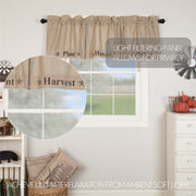 Sawyer Mill Farmhouse Rustic Charcoal Gray Gathered Rod Pocket Valance Window Topper 20x72 (2 Piece Buy One, Get One Free Bundle)