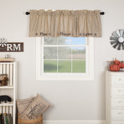 Sawyer Mill Farmhouse Rustic Charcoal Gray Gathered Rod Pocket Valance Window Topper 20x72 (2 Piece Buy One, Get One Free Bundle)