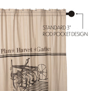 Sawyer Mill Charcoal Plow Striped Farmhouse Shower Curtain 72x72 Rustic Gray Cotton Bathroom Decor (2 Piece Buy One, Get One Free Bundle)