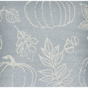 Grey Pumpkin Silhouette Table Runner 12x36 Inch Fall Autumn Harvest Farmhouse Decorative Home Decor Accent for Dining & Kitchen (2 Piece Buy One, Get One Free Bundle)