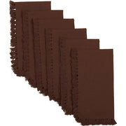 Cassidy Burgundy Napkin Set of 6 18x181 (2 Piece Buy One, Get One Free Bundle)