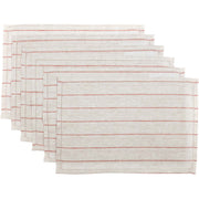Charley Rust Placemat Set of 6 12x181 (2 Piece Buy One, Get One Free Bundle)