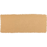 Burlap Natural Runner Fringed 13x36 (2 Piece Buy One, Get One Free Bundle)
