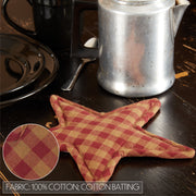Burgundy Star Trivet Star Shape 10 (2 Piece Buy One, Get One Free Bundle)
