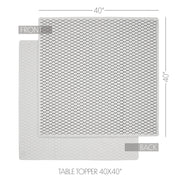 Down Home Table Topper 40x40 (2 Piece Buy One, Get One Free Bundle)