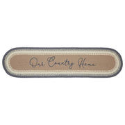 Finders Keepers Our Country Home Oval Runner 12x48 (2 Piece Buy One, Get One Free Bundle)