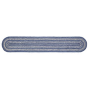 Great Falls Blue Jute Oval Runner 13x72 (2 Piece Buy One, Get One Free Bundle)