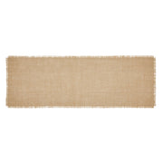 Greetings Jute Burlap Tan Runner 12x36 (2 Piece Buy One, Get One Free Bundle)