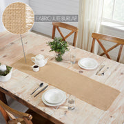 Greetings Jute Burlap Tan Runner 12x48 (2 Piece Buy One, Get One Free Bundle)