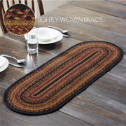 Heritage Farms Jute Oval Runner 13x36 (2 Piece Buy One, Get One Free Bundle)