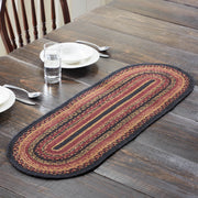 Heritage Farms Jute Oval Runner 13x36 (2 Piece Buy One, Get One Free Bundle)