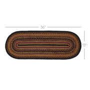 Heritage Farms Jute Oval Runner 13x36 (2 Piece Buy One, Get One Free Bundle)