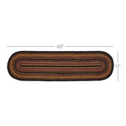 Heritage Farms Jute Oval Runner 13x48 (2 Piece Buy One, Get One Free Bundle)