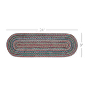 Multi Jute Oval Runner 8x24 (2 Piece Buy One, Get One Free Bundle)