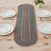 Multi Jute Oval Runner 12x48 (2 Piece Buy One, Get One Free Bundle)