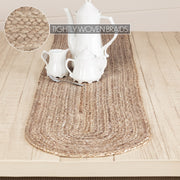 Natural Jute Runner 13x90 (2 Piece Buy One, Get One Free Bundle)