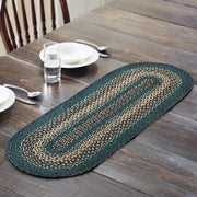 Pine Grove Jute Oval Runner 13x36 (2 Piece Buy One, Get One Free Bundle)