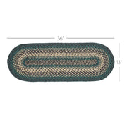 Pine Grove Jute Oval Runner 13x36 (2 Piece Buy One, Get One Free Bundle)