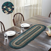 Pine Grove Jute Oval Runner 13x48 (2 Piece Buy One, Get One Free Bundle)
