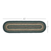 Pine Grove Jute Oval Runner 13x48 (2 Piece Buy One, Get One Free Bundle)