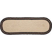 Sawyer Mill Charcoal Creme Farmhouse Jute Oval Runner 8x24 (2 Piece Buy One, Get One Free Bundle)