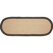 Sawyer Mill Charcoal Creme Farmhouse Jute Runner 13x36 (2 Piece Buy One, Get One Free Bundle)