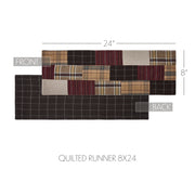 Wyatt Runner Quilted 8x24 (2 Piece Buy One, Get One Free Bundle)
