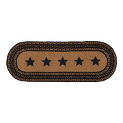 Farmhouse Jute Runner Stencil Stars 13x36 (2 Piece Buy One, Get One Free Bundle)