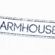 Sawyer Mill Blue Farmhouse Muslin Bleached White Tea Towel 19x28 (3 Piece Buy One, Get One Free Bundle)