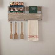 Sawyer Mill Red Farmhouse Muslin Unbleached Natural Tea Towel 19x28 (3 Piece Buy One, Get One Free Bundle)