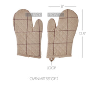 Connell Oven Mitt Set of 2 (4 Piece Buy One, Get One Free Bundle)