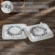 Finders Keepers Eucalyptus Pot Holder Set of 2 8x8 (4 Piece Buy One, Get One Free Bundle)