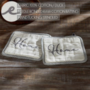 Finders Keepers Home Pot Holder Set of 2 8x8 (4 Piece Buy One, Get One Free Bundle)