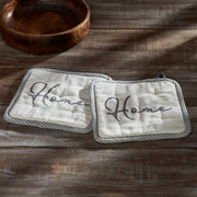 Finders Keepers Home Pot Holder Set of 2 8x8 (4 Piece Buy One, Get One Free Bundle)