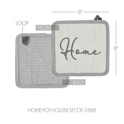Finders Keepers Home Pot Holder Set of 2 8x8 (4 Piece Buy One, Get One Free Bundle)