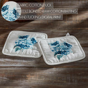Finders Keepers Hydrangea Pot Holder Set of 2 8x8 (4 Piece Buy One, Get One Free Bundle)