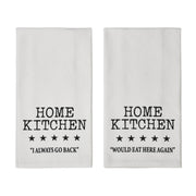Down Home 5 Star Review Tea Towel Set of 2 19x28 (4 Piece Buy One, Get One Free Bundle)
