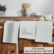 Finders Keepers Decorative Tea Towel Set of 3 19x28 (6 Piece Buy One, Get One Free Bundle)