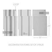 Finders Keepers Decorative Tea Towel Set of 3 19x28 (6 Piece Buy One, Get One Free Bundle)