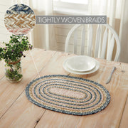 Kaila Jute Oval Placemat 13x19 (6 Piece Bundle)