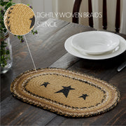 Kettle Grove Jute Placemat Stencil Stars 10x15 (6 Piece Bundle)