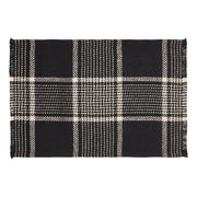 Eston Black Tan Plaid Runner 12x36 (7 Piece Bundle)
