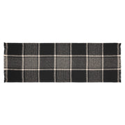 Eston Black Tan Plaid Runner 12x36 (7 Piece Bundle)