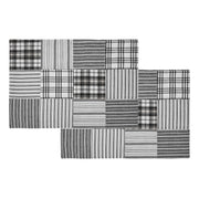 Sawyer Mill Black Runner Quilted 12x48 (7 Piece Bundle)