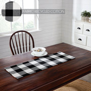 Annie Buffalo Check Black Runner 12x36 (7 Piece Bundle)