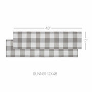 Annie Buffalo Check Grey Runner 12x48 (7 Piece Bundle)