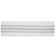 Antique White Stripe Dove Grey Indoor/Outdoor Runner 12x48 (7 Piece Bundle)