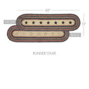 Colonial Star Jute Oval Runner 13x48 (7 Piece Bundle)